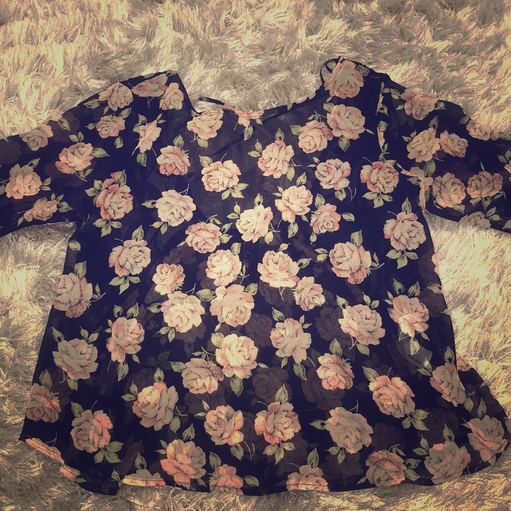 Flowery Blouse